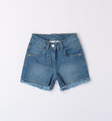 Short di jeans per bambina Sarabanda 0B220