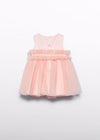 Vestito in tulle volant per neonata Abel&Lula 5011