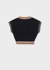 Gilet contrasti ragazza Mayoral 7321