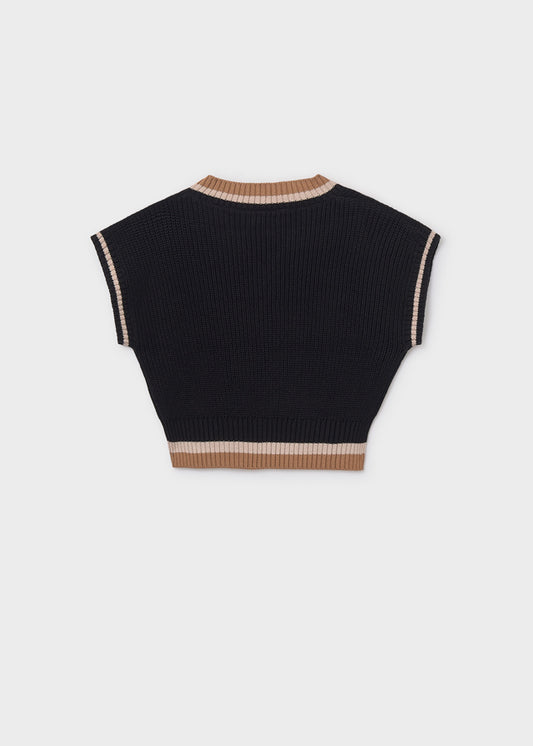 Gilet contrasti ragazza Mayoral 7321