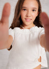 Maglietta dettaglio cuore ragazza Mayoral 6028