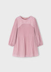 Vestito chiffon plissettato bambina Mayoral 4922