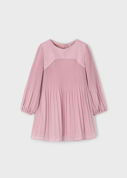 Vestito chiffon plissettato bambina Mayoral 4922