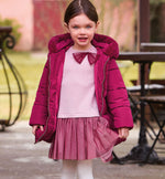 Abito bambina con tulle Sarabanda 0F340