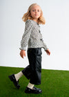 Pantalone culotte similpelle bambina Abel&Lula 5726