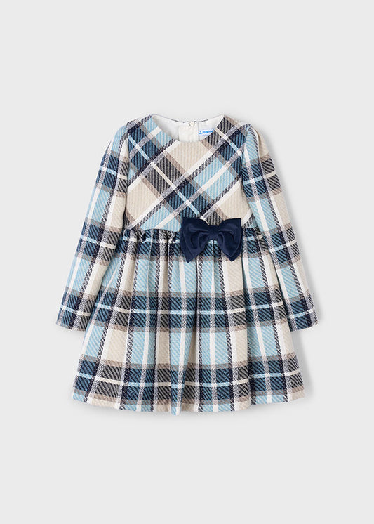 Vestito quadri velluto bambina Mayoral 4924