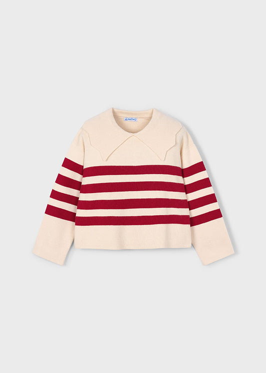 Maglione righe bambina Mayoral 4301