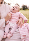 Completo short e collant in tricot per neonata Mayoral Newborn 2256