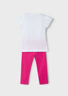 Completo leggings e maglietta fiore per bambina Mayoral 3705