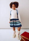 Vestito combined righe bambina Mayoral 4911