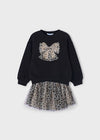 Completo gonna tulle e felpa bambina Mayoral 4936