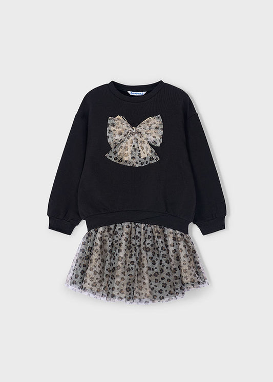 Completo gonna tulle e felpa bambina Mayoral 4936