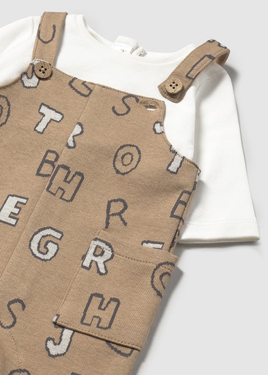 Salopette in jacquard per neonato Mayoral Newborn 2636