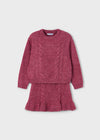 Completo gonna e maglione bambina Mayoral 4934