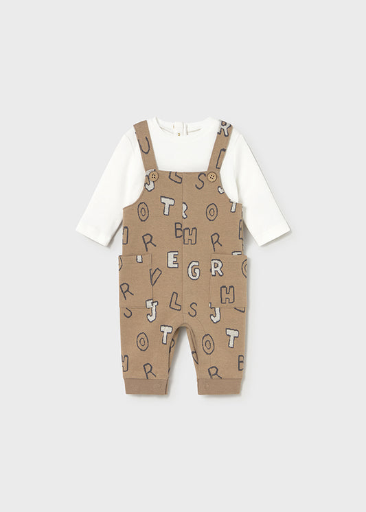 Salopette in jacquard per neonato Mayoral Newborn 2636