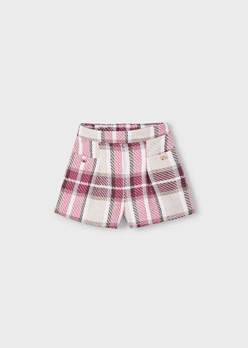 Bermuda a quadri bambina Mayoral 4225