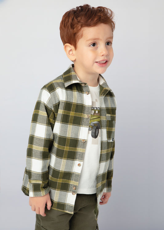 Overshirt quadri Better Cotton bambino Mayoral 4107