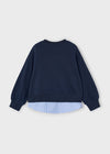 Felpa combined bambina Mayoral 4435