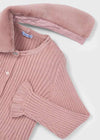 Cardigan colletto pellicciotto bambina Mayoral 4311