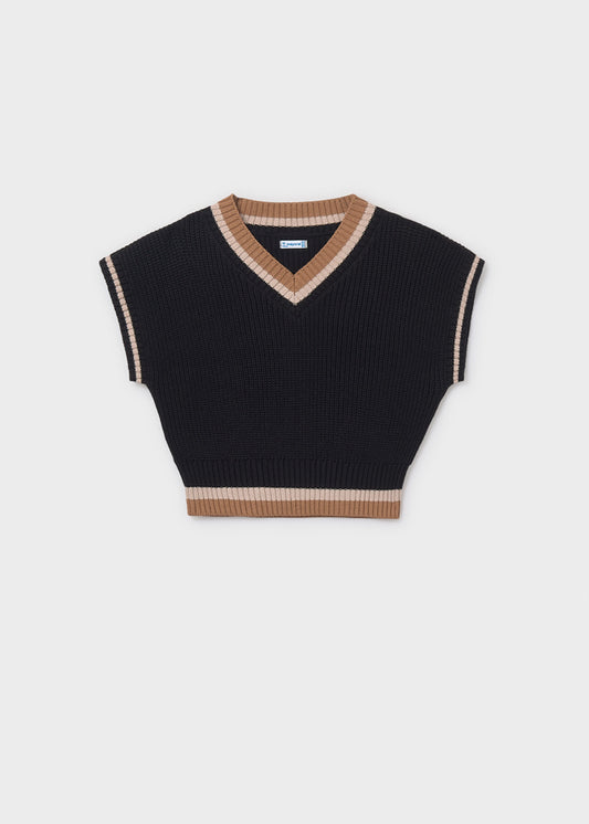 Gilet contrasti ragazza Mayoral 7321