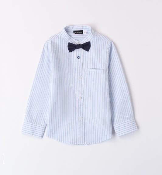 Camicia con papillon bambino Sarabanda 08004