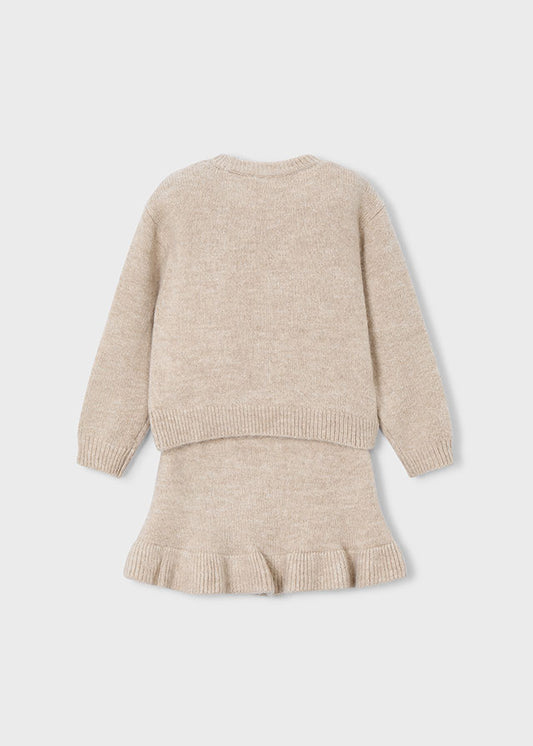 Completo gonna e maglione bambina Mayoral 4934