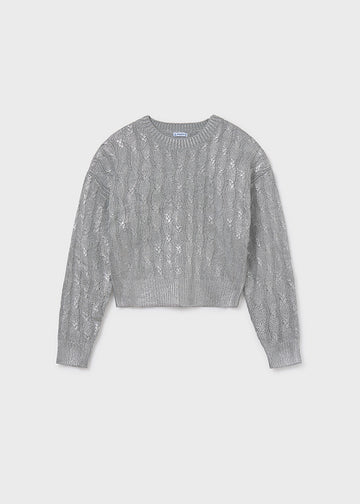 Maglione trecce ragazza Mayoral 7309