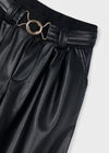 Pantalone similpelle con cintura bambina Mayoral 4574