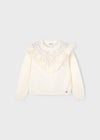 Maglione tricot trafori bambina Mayoral 4304