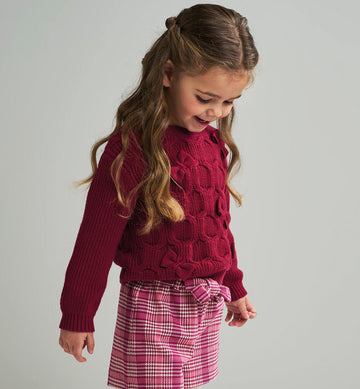 Maglione da bambina Sarabanda 0F333