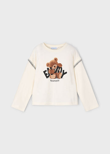Maglietta orso bambina Mayoral 4012