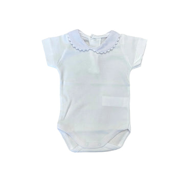 Body mezza manica  collo tondo con rifiniture Unisex Calamaro Baby 19019