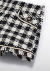 Bermuda scozzese lustrini bambina Abel&Lula 5716