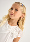 Blusa fiocco per bambina Mayoral 3182