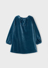 Vestito velluto lucido bambina Mayoral 4923