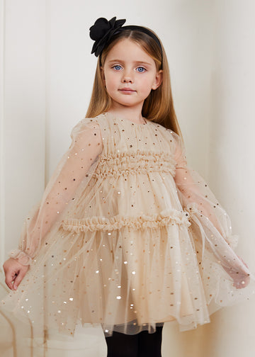 Abito tulle stelle bambina Abel&Lula 5533