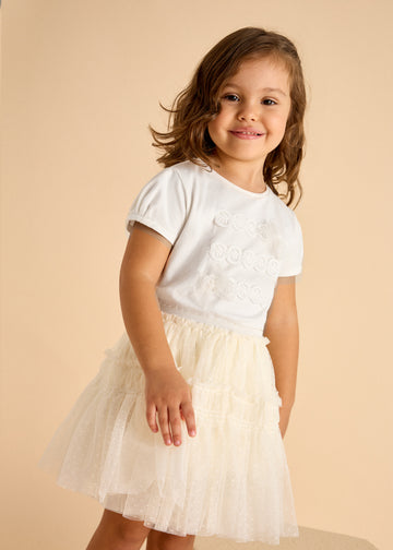 Gonna tulle plumetis per bambina Mayoral 3961