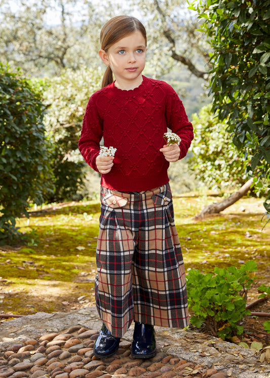 Pantalone quadri bambina Abel&Lula 5717