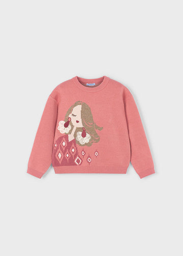 Maglione Jacquard bambina Mayoral 4303