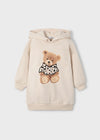 Vestito felpa cappuccio bambina Mayoral 4928