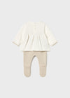 Completo ghettina con maglia per neonata Mayoral Newborn 2553