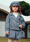 Giacca tweed doppio petto bambina Abel&Lula 5841