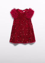 Abito lustrini e tulle bambina Abel&Lula 5529