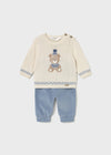 Completo pantalone lungo e maglia per neonato Mayoral Newborn 2580