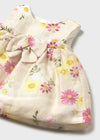 Vestito con stampa da cerimonia per neonata Mayoral Newborn 1863