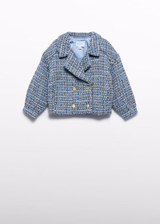 Giacca tweed doppio petto bambina Abel&Lula 5841