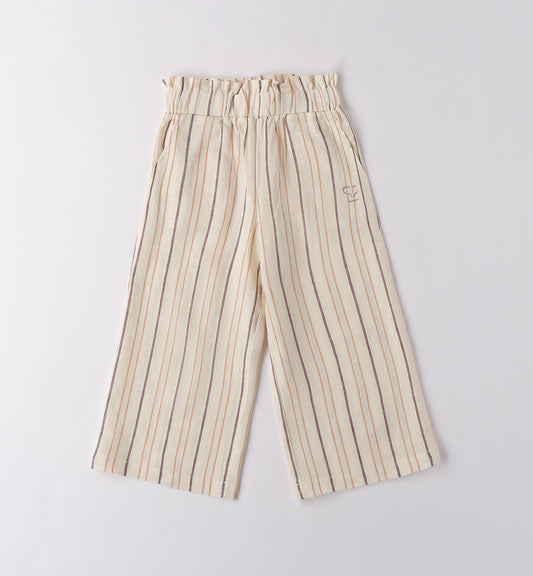 Pantaloni a righe per bambina Sarabanda 0B323