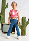 Leggings jeans a campana per bambina Mayoral 3702