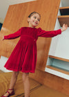 Abito velluto glitter bambina Abel&Lula 5528
