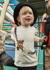 Completo leggings e felpa orso bambina Mayoral 4727